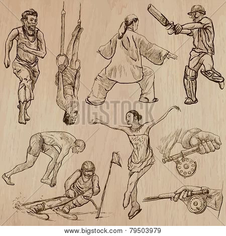 Sporting Events - Hand Drawn Vector Pack