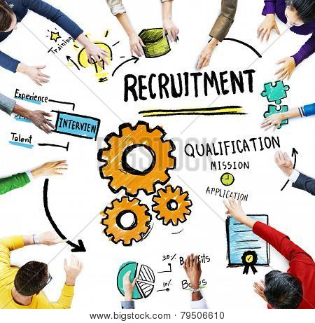 Diversity People Meeting Brainstroming Recruitment Concept