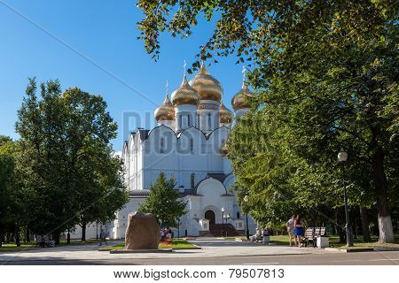 Piously-Uspensky cathedral ,city Yaroslavl