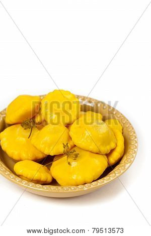 Pickled Pattypan Squash