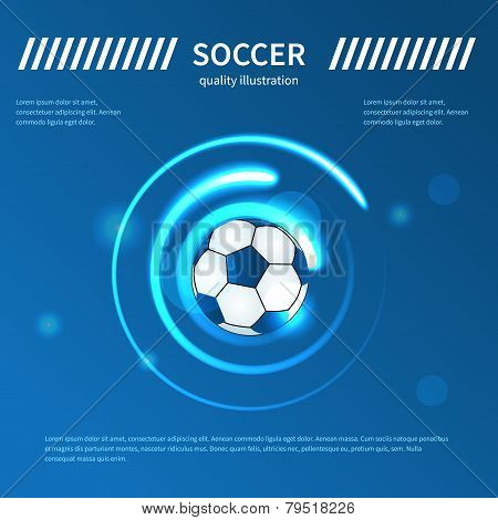 Digital soccer vector design