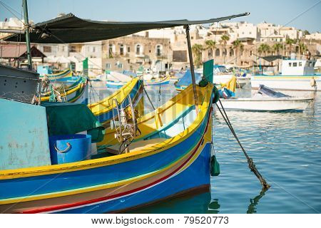 Marsaxlokk village, Malta