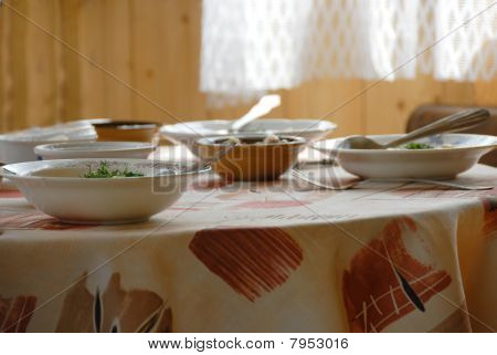 Jantar em estilo Rural