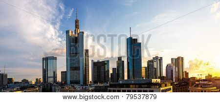 Aerial View Of Frankfurt