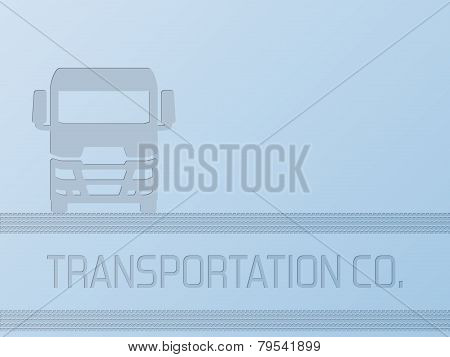 Truck Advertisement Background Design