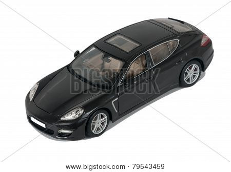 Black Car Porsche Panamera Turbo