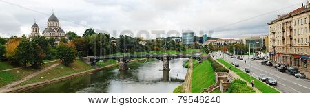 Barclays Bank Office Building And Vilnius Educology University