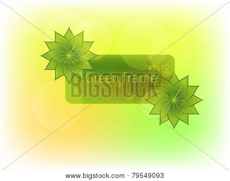 Green frame for your design. Fully vector, enjoy!
