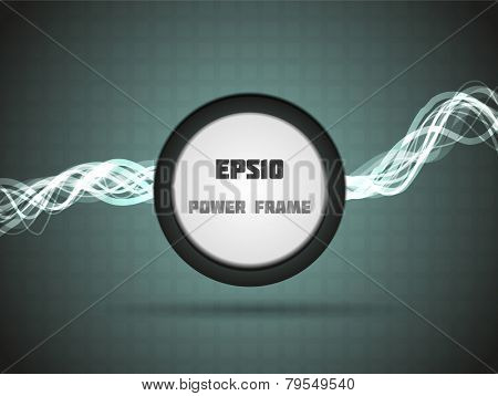 Power frame for your design. Fully vector, enjoy!