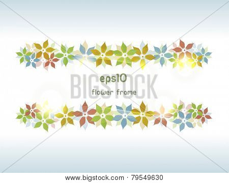 Floral frame for your design. Fully vector, enjoy!
