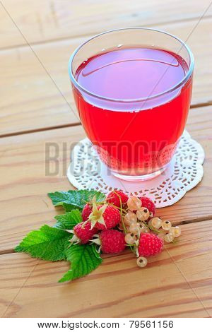 Raspberry And White Currants Compote