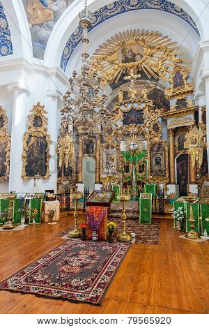 Interior Of The Church Of The Holy Face In The Village Mlevo