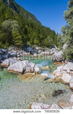 Soca/Isonzo river, Slovenia