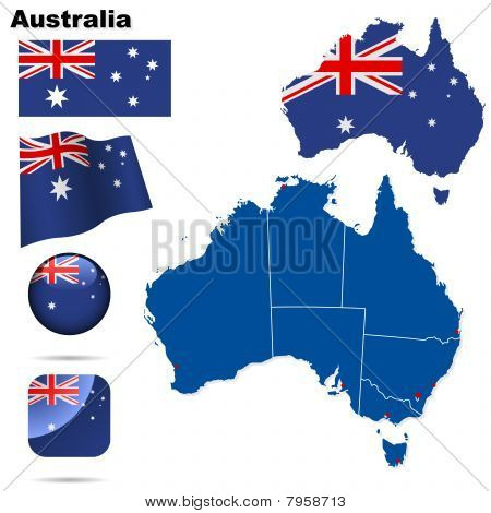 Australia vector sarja.