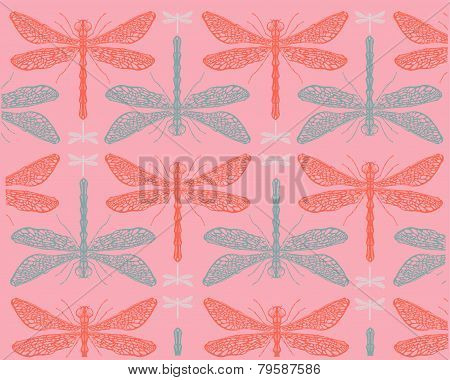 Dragonflies pattern