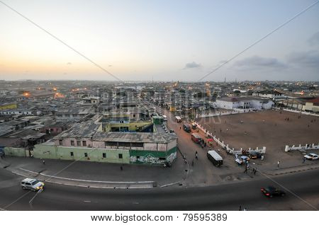 Panoramic View Of Accra, Ghana