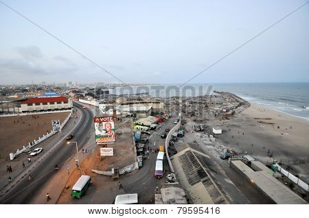 Panoramic View Of Accra, Ghana