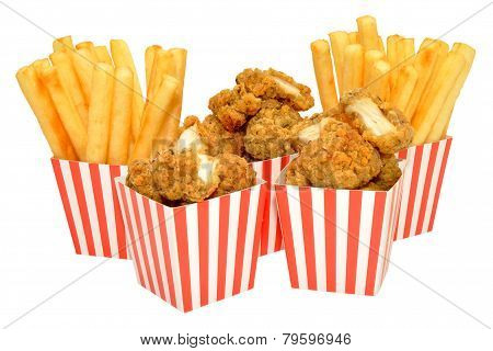 Chicken Nuggets And Fries