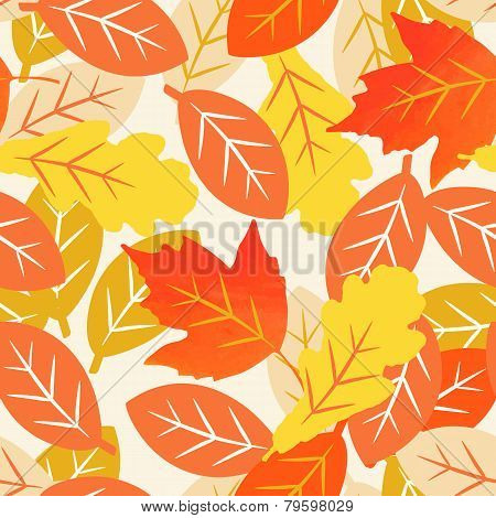 Leaves pattern.