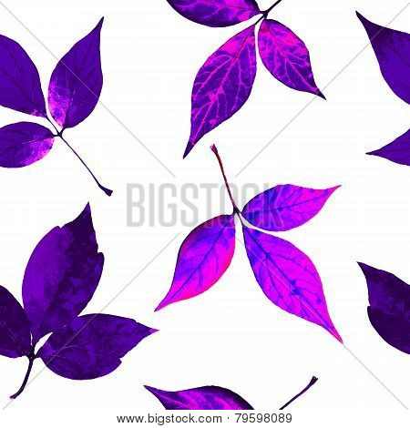 Leaves pattern.