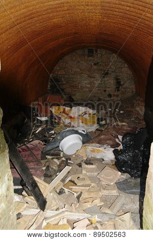 Devastated Inside Of Fortress