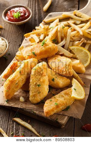 Crispy Fish And Chips