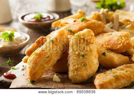 Crispy Fish And Chips