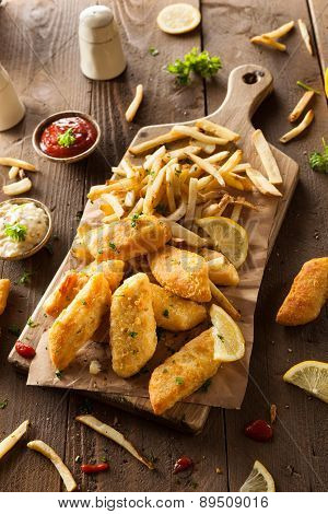 Crispy Fish And Chips