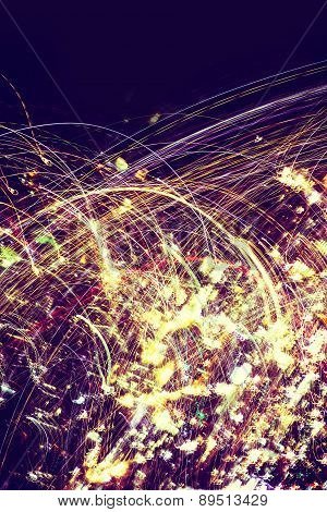 Sparky Particles Abstract