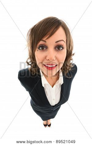 Excited Businesswoman