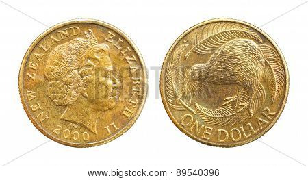 2000 New Zealand 1 Dollar Coin