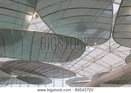 Detail Of A Pavilion At Expo 2015 In Milan, Italy