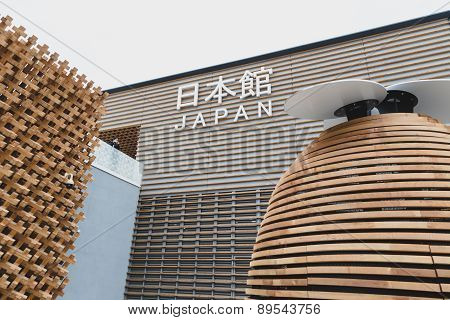 Japan Pavilion At Expo 2015 In Milan, Italy