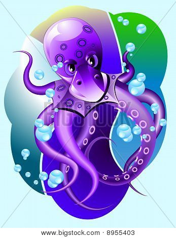 Ocean.Octopus.Cartoon.
