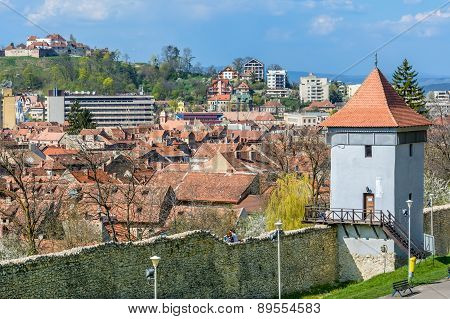 Brasov is the 8th largest Romanian city. Brasov is located in the central part of the country. It is surrounded by the Southern Carpathians, and is part of the Transylvania region.
