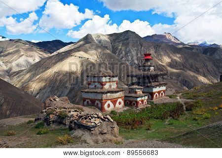 Ancient Bon Stupa in Dolpo, Nepal