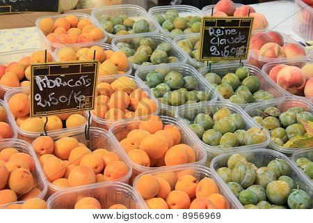 Abricots, Peaches And Plums