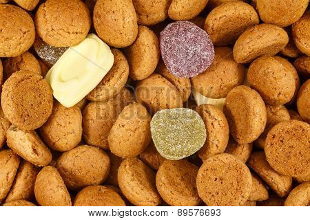 Close Up Pepernoten Sweets Sinterklaas
