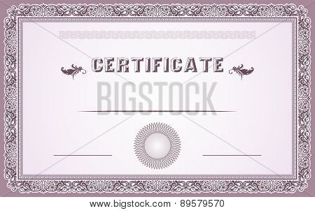 Certificate Template Design