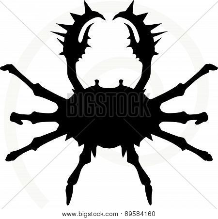 Crab Silhouette