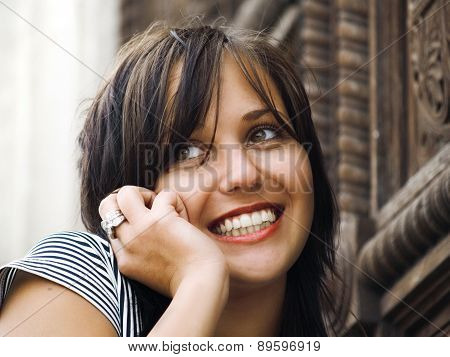 Teenager Girl On The Phone