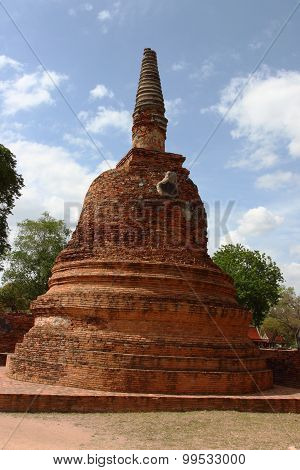 Wat Phra Si Sanphet. Ayutthaya historical park,