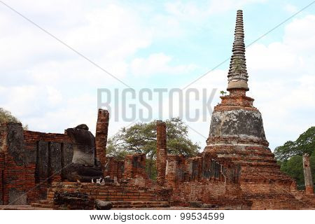Wat Phra Si Sanphet. Ayutthaya historical park,