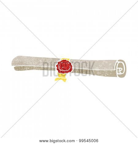 retro cartoon scroll