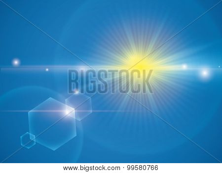 Sun rays design.