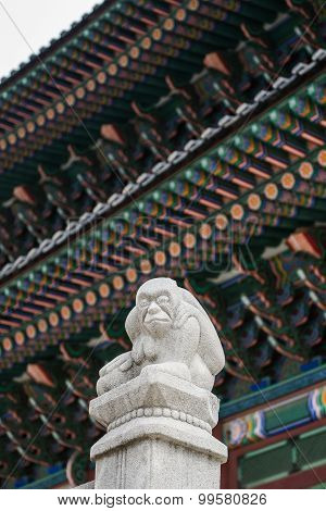 Staue of Gyeong Bok Gung, Seoul, Korea
