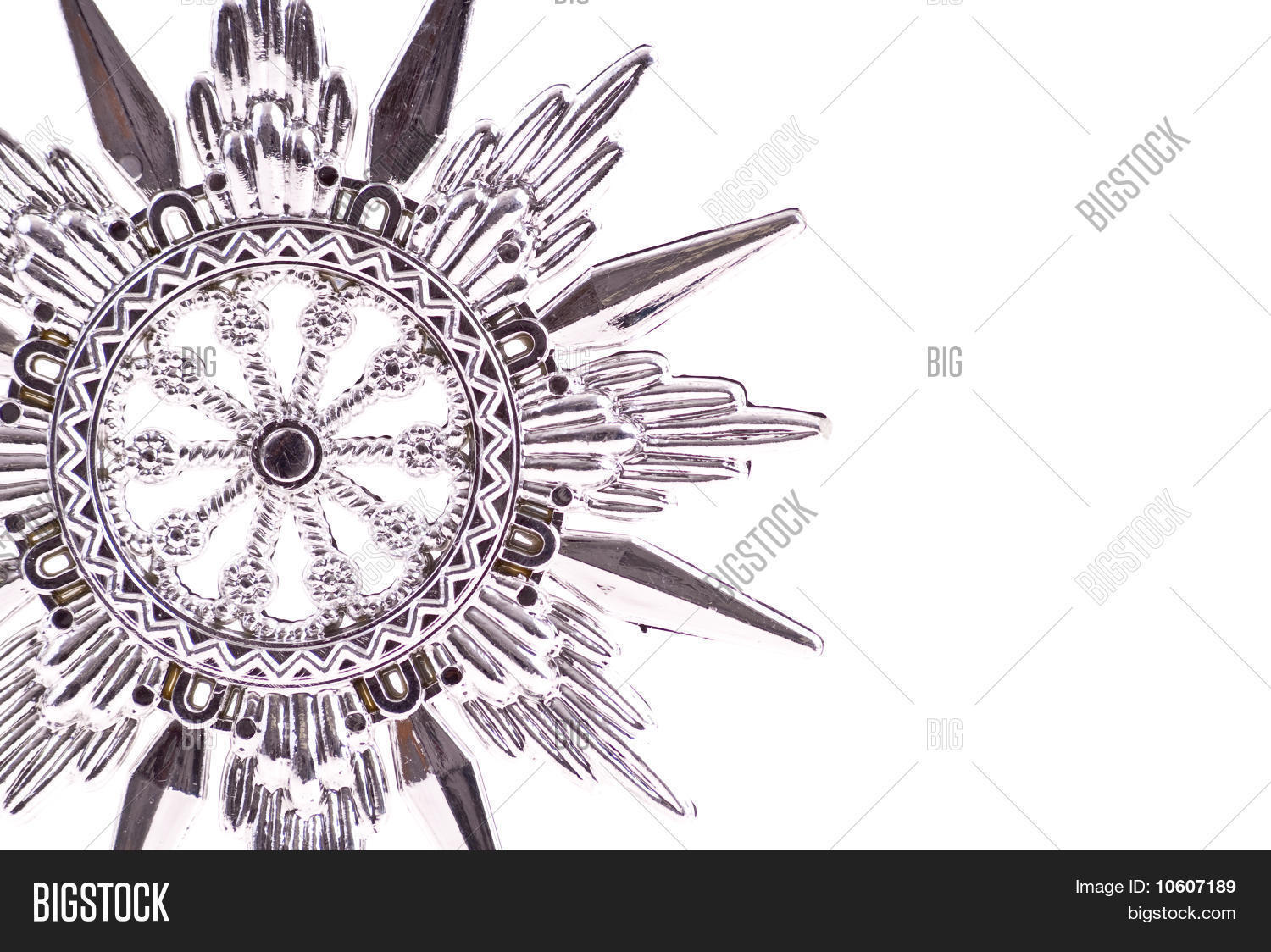 Silver Snowflake Image & Photo (Free Trial) | Bigstock