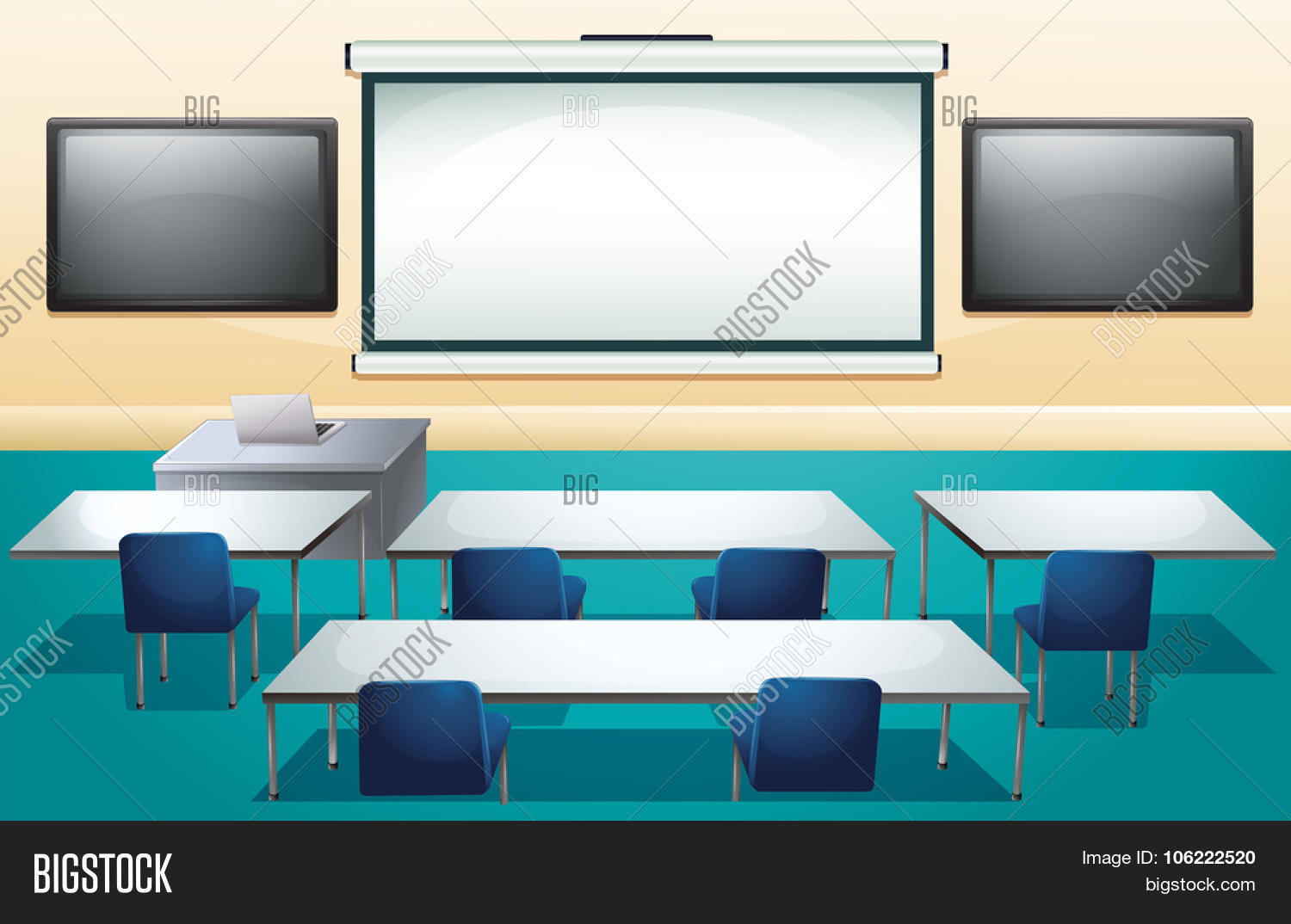 Classroom Screens Vector & Photo (Free Trial) Bigstock