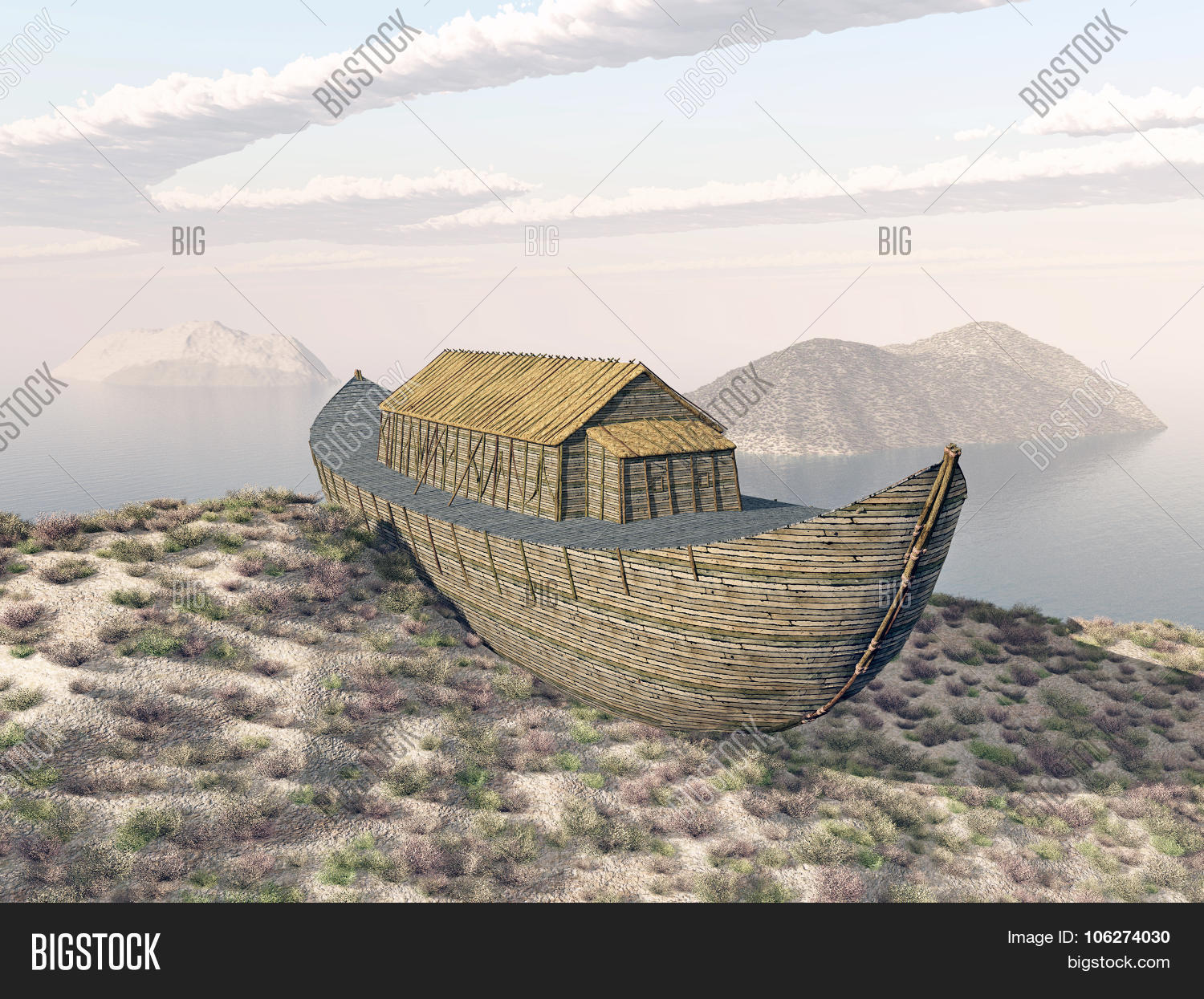 Noah's Ark On Mount Image & Photo (Free Trial) Bigstock