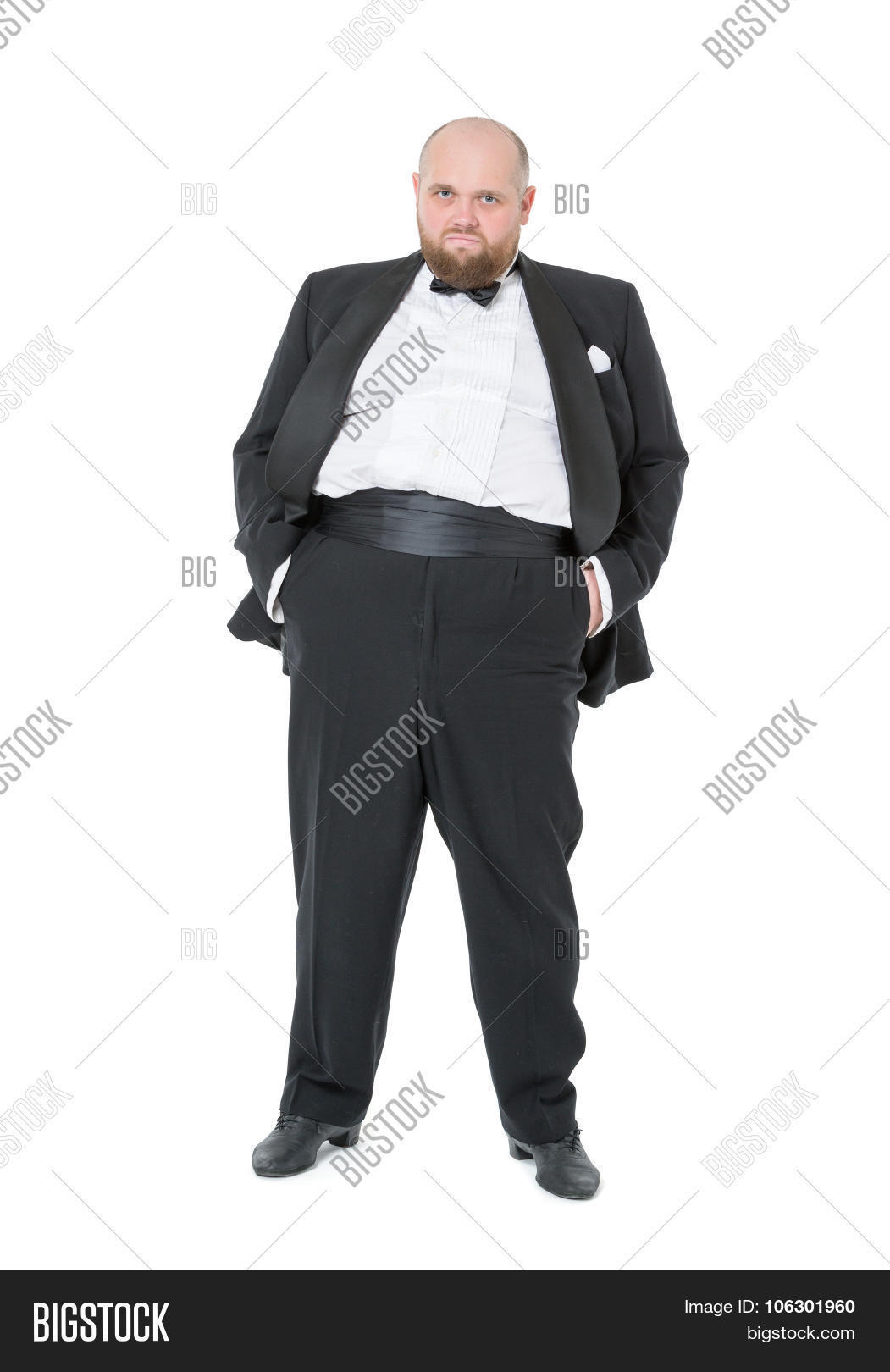 Jolly Fat Man Tuxedo Image & Photo (Free Trial) Bigstock